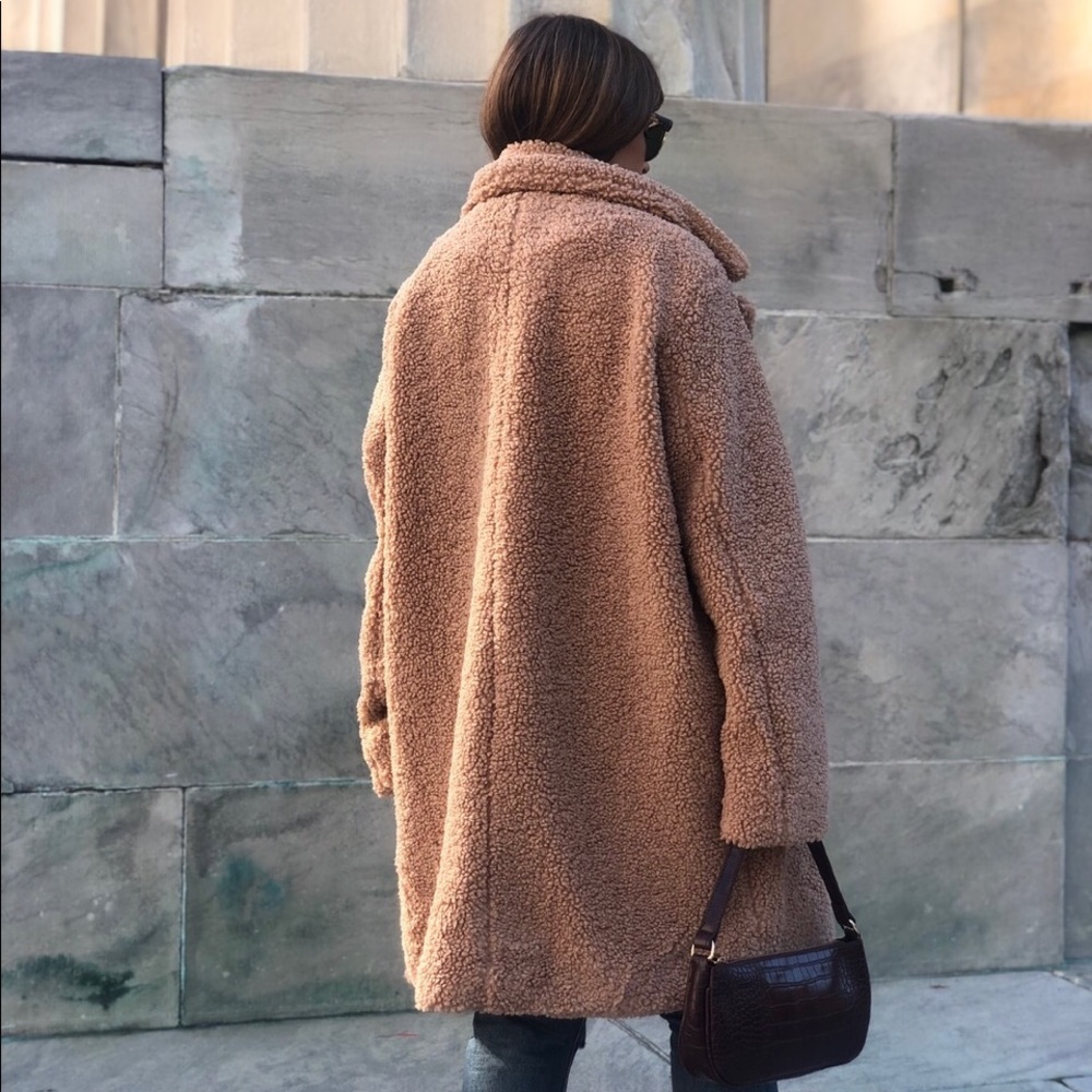 Last 1✨Harper Teddy Coat - Taupe - Picture 7 of 8